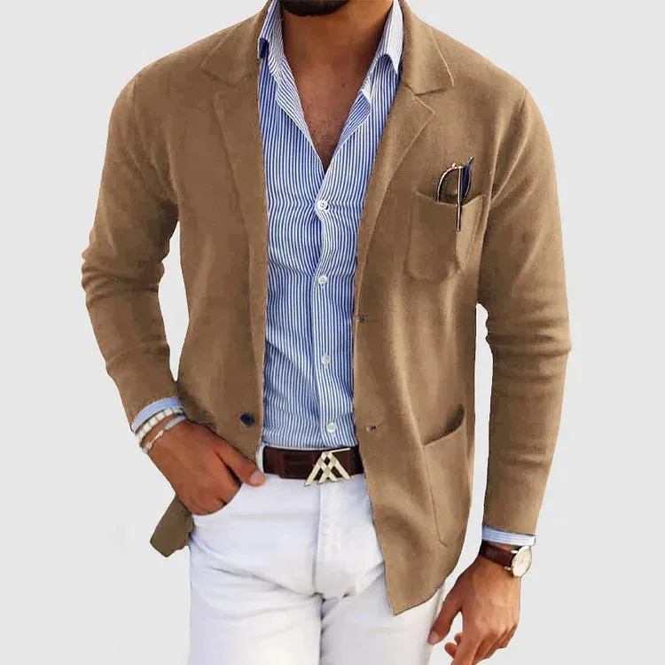 Men's Elegant Blazer by David | Versatile and Comfortable Suit Jacket for All Occasions