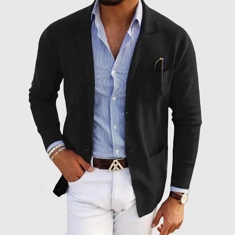Men's Elegant Blazer by David | Versatile and Comfortable Suit Jacket for All Occasions