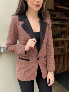 Metallic Copper Blazer