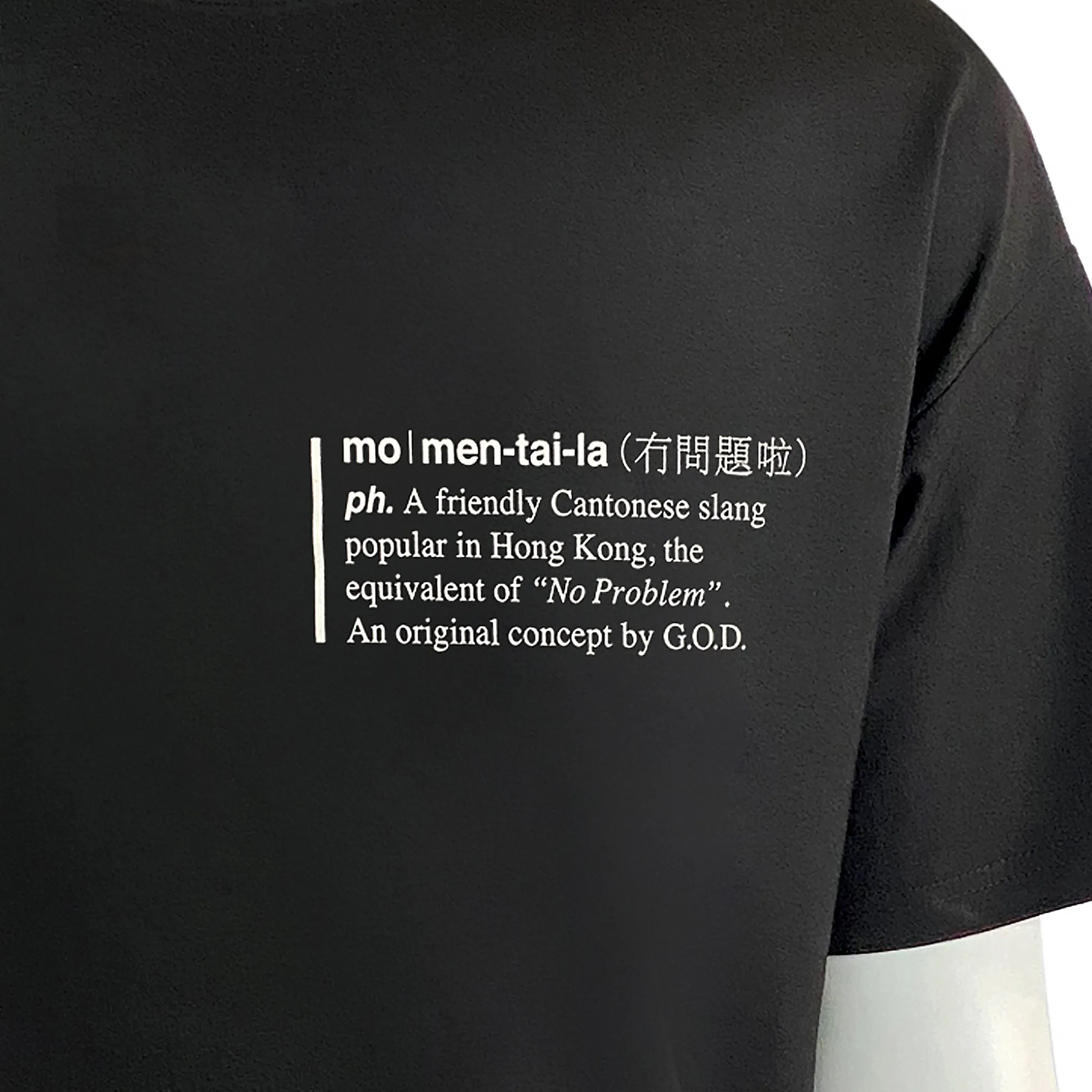 Momentaila Oversized T-shirt, Black