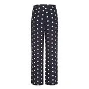 Navy/Off White Maxi Spot Trouser