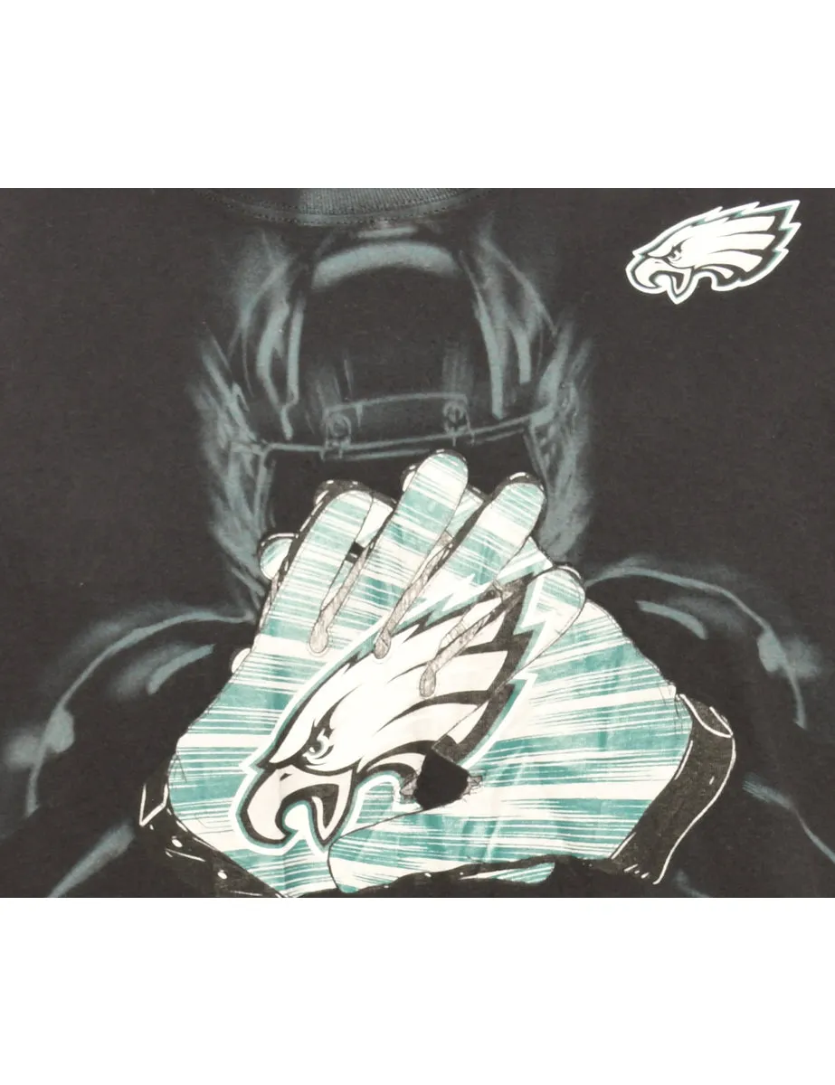 Nike Black Printed NFL Sports T-shirt - M