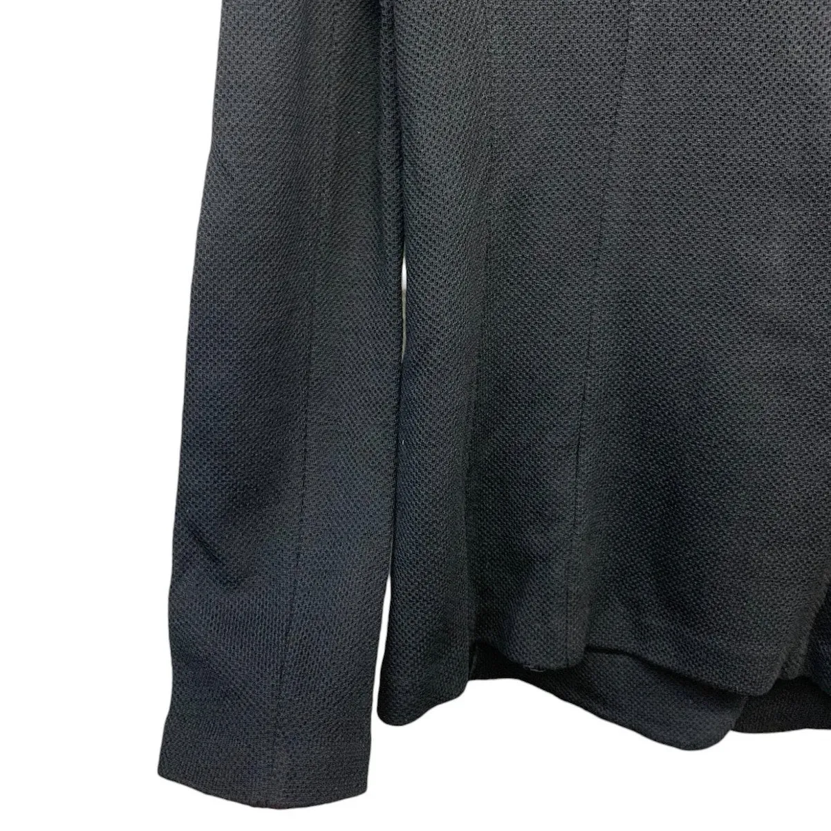 NWT St. John Caviar Black Blazer 2 Button Women's SZ 6