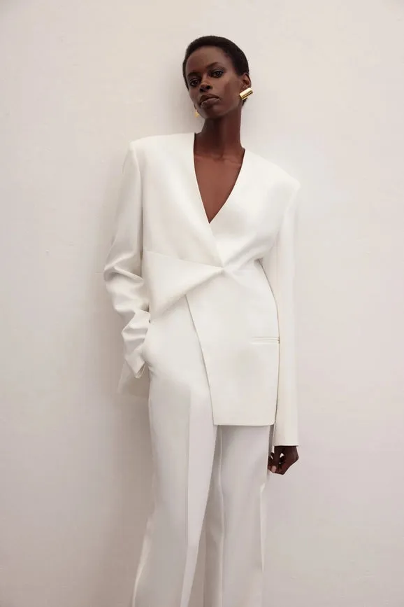 Onyx | Oversized Blazer White