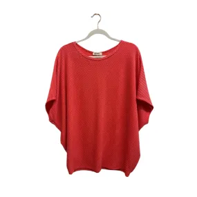 Oversized Ribbed Batwing Top