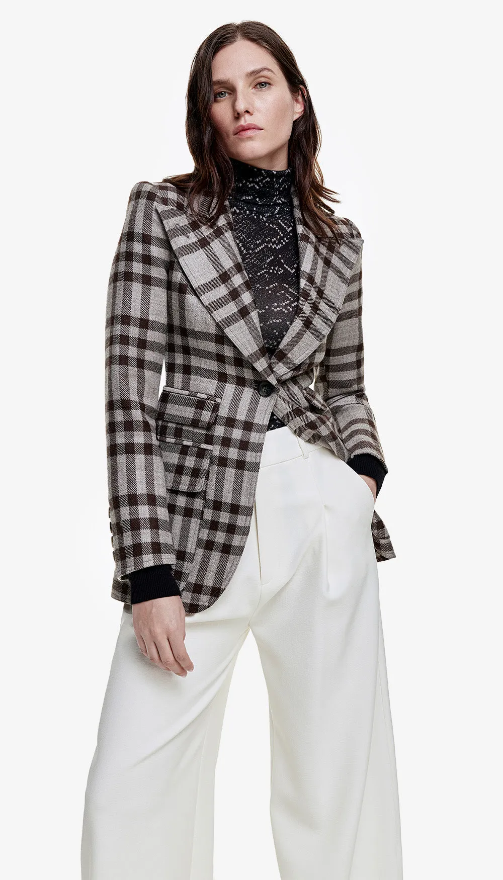 Rib Cuff Birkin Blazer