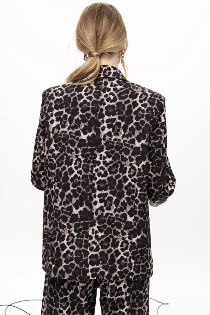 Ruller leopard blazer