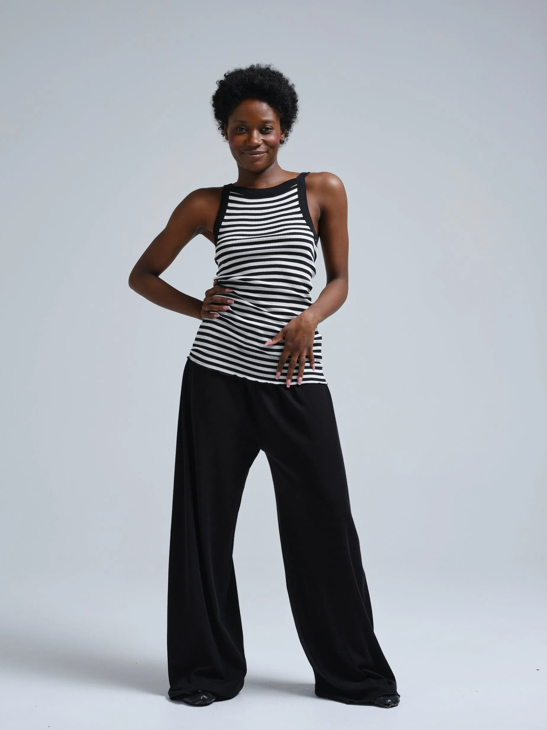 Silky Daze | Seide - Black/Off-White