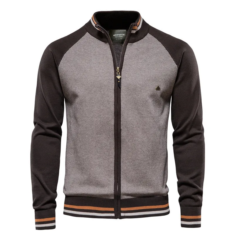 Sleek Zip-Up Cardigan