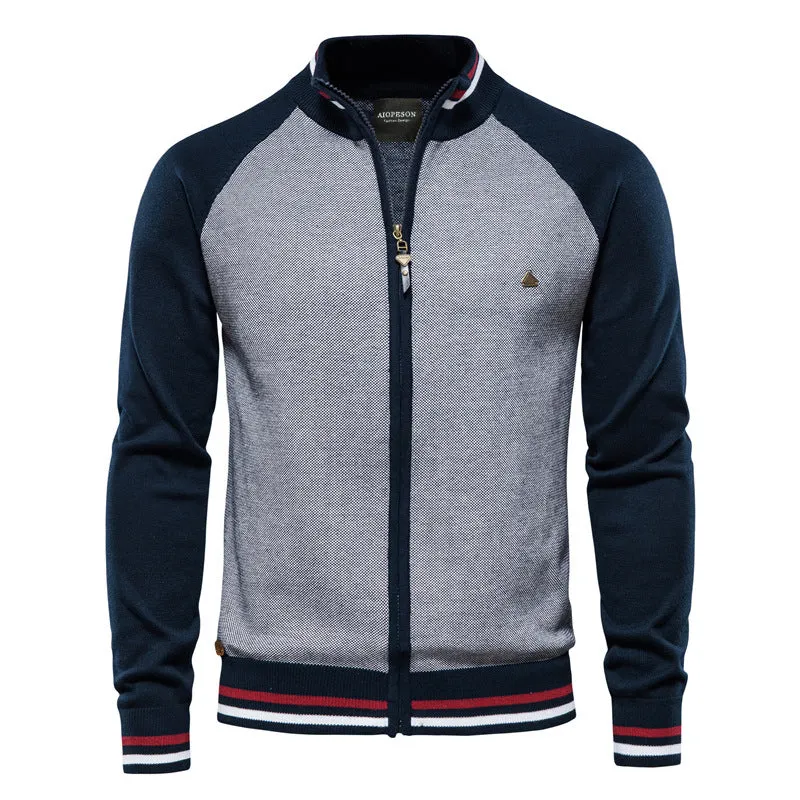 Sleek Zip-Up Cardigan
