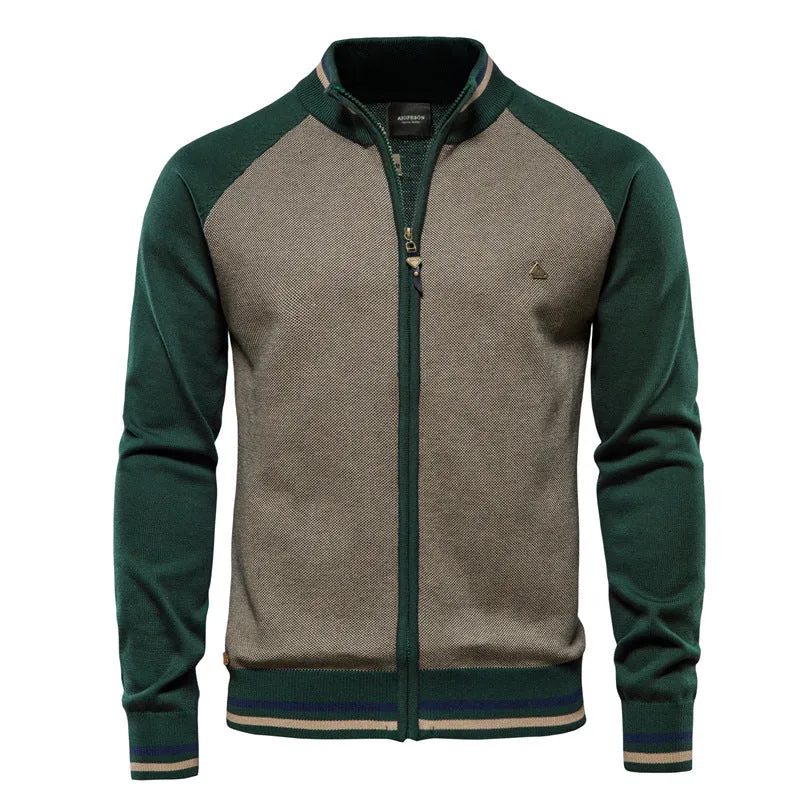 Sleek Zip-Up Cardigan