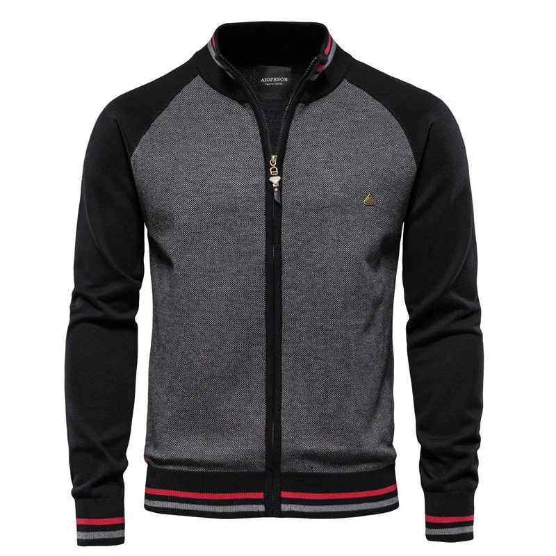 Sleek Zip-Up Cardigan