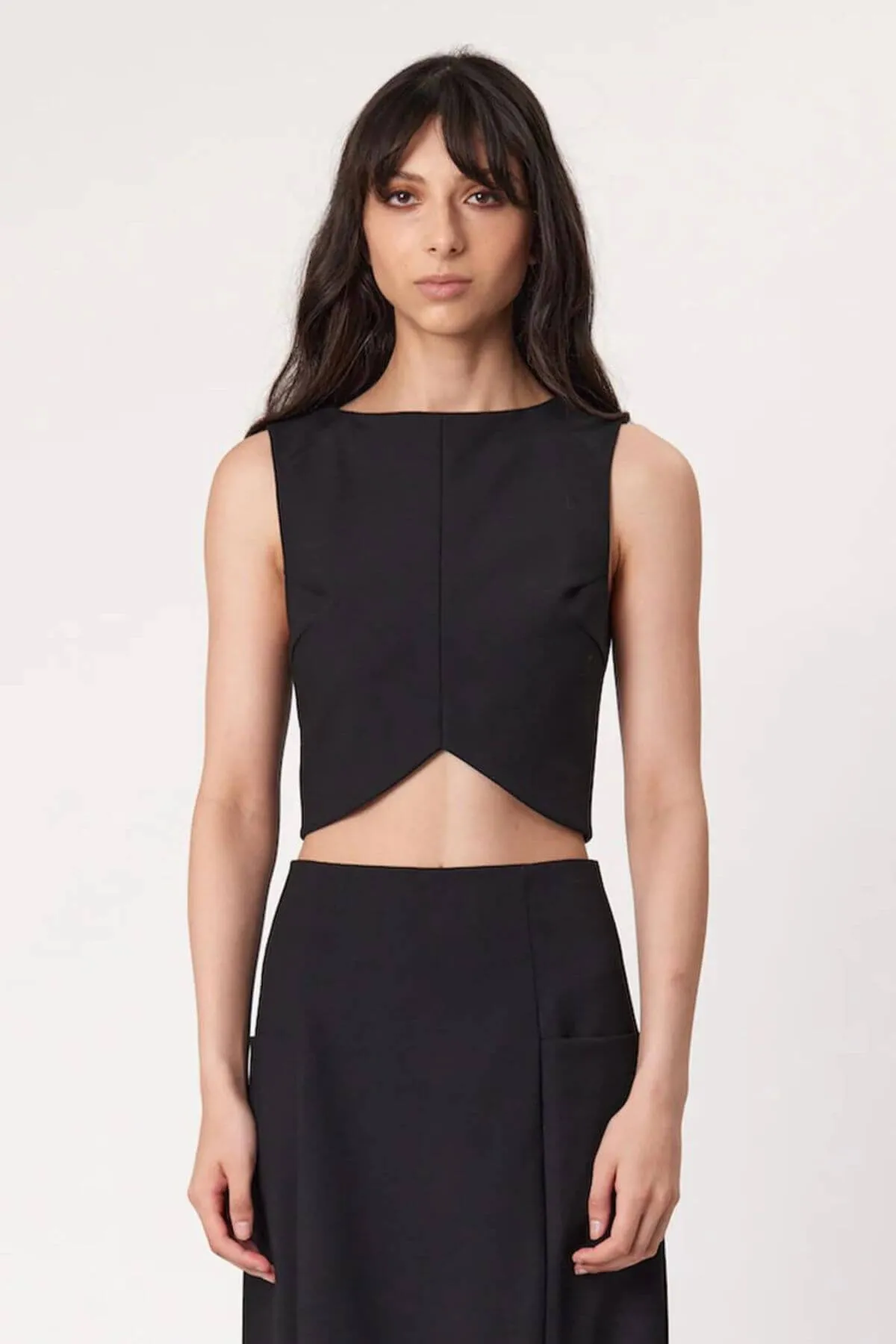 SOPHIA TOP BLACK
