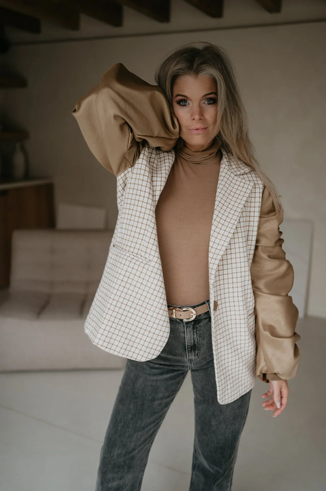 Sorgere blazer I Beige