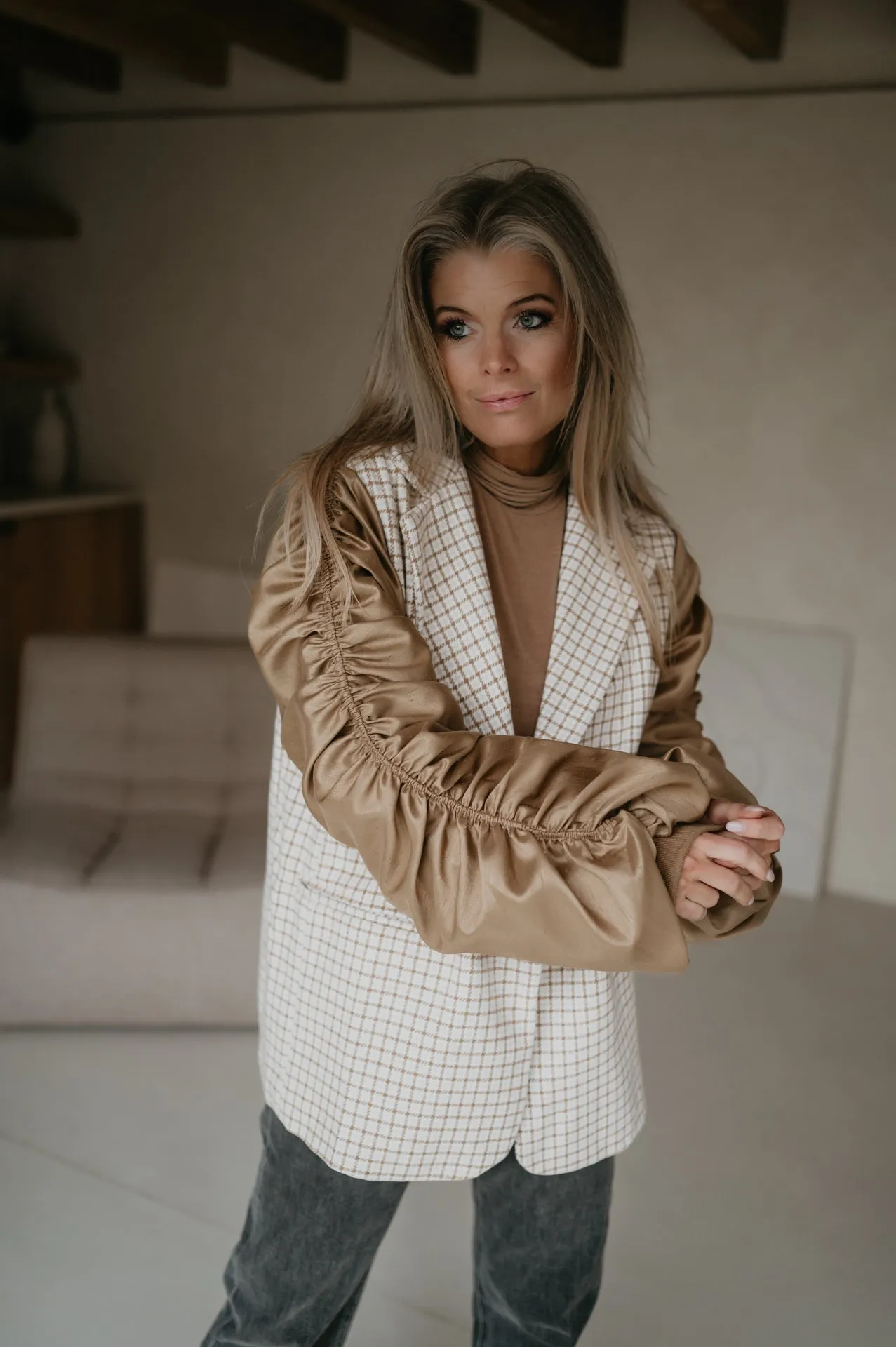 Sorgere blazer I Beige