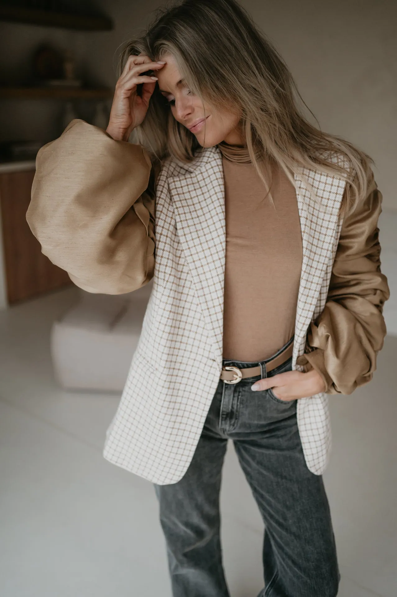 Sorgere blazer I Beige