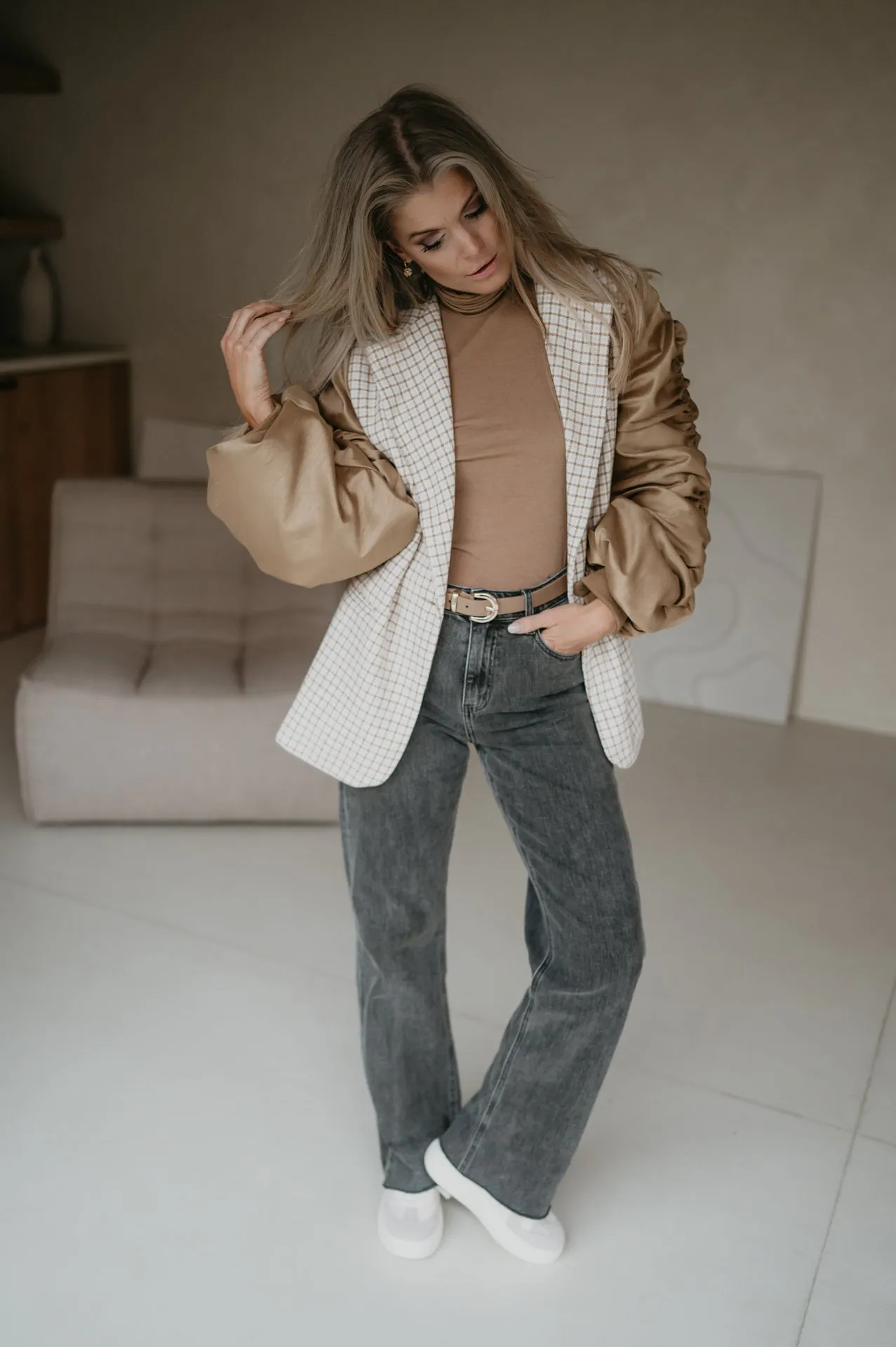 Sorgere blazer I Beige