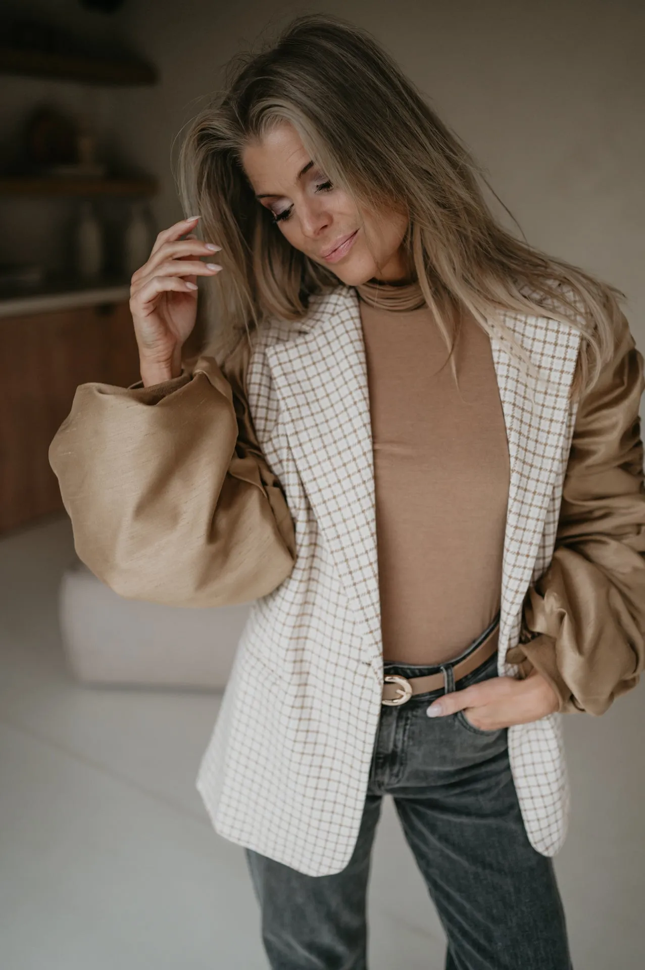 Sorgere blazer I Beige