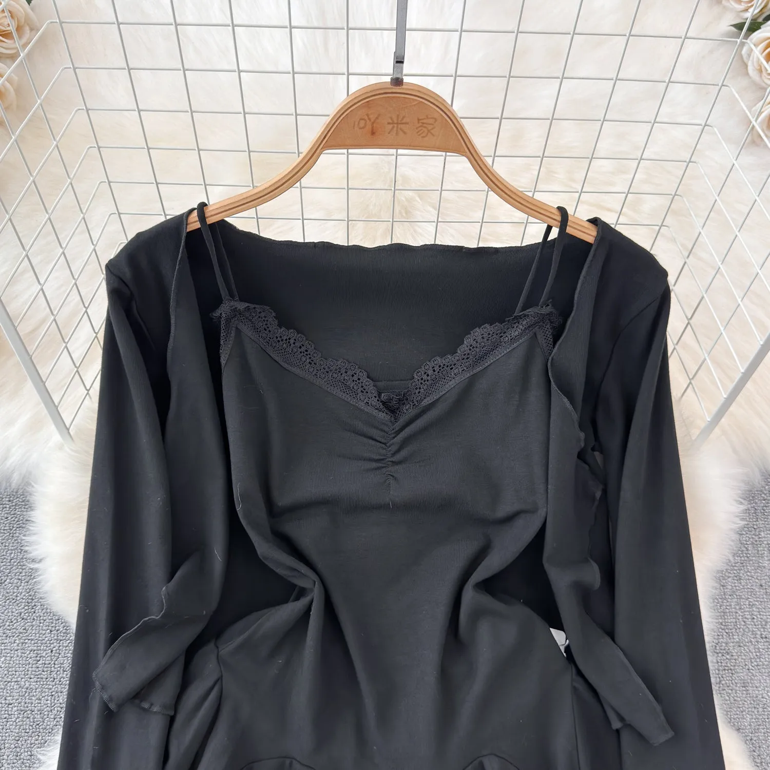 Sunscreen Cardigan&Slip Dress 2Pcs