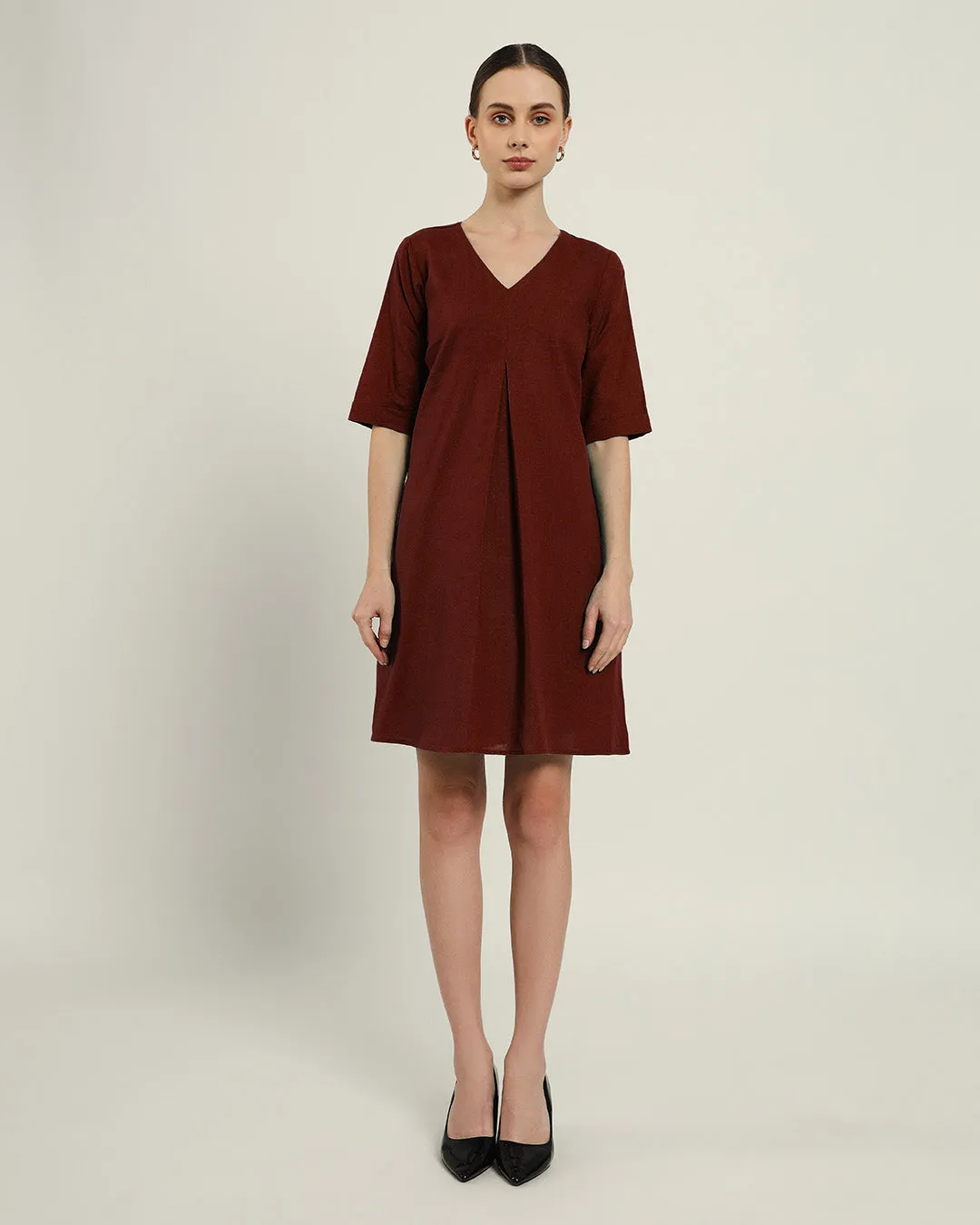 The Giza Rouge Cotton Dress