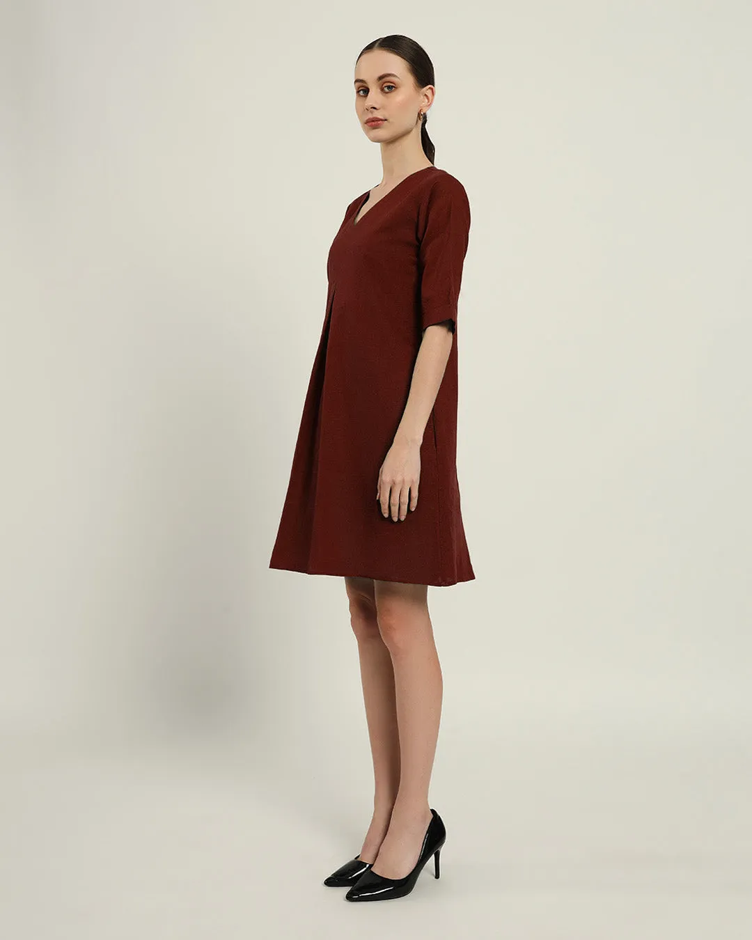 The Giza Rouge Cotton Dress