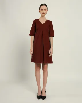 The Giza Rouge Cotton Dress