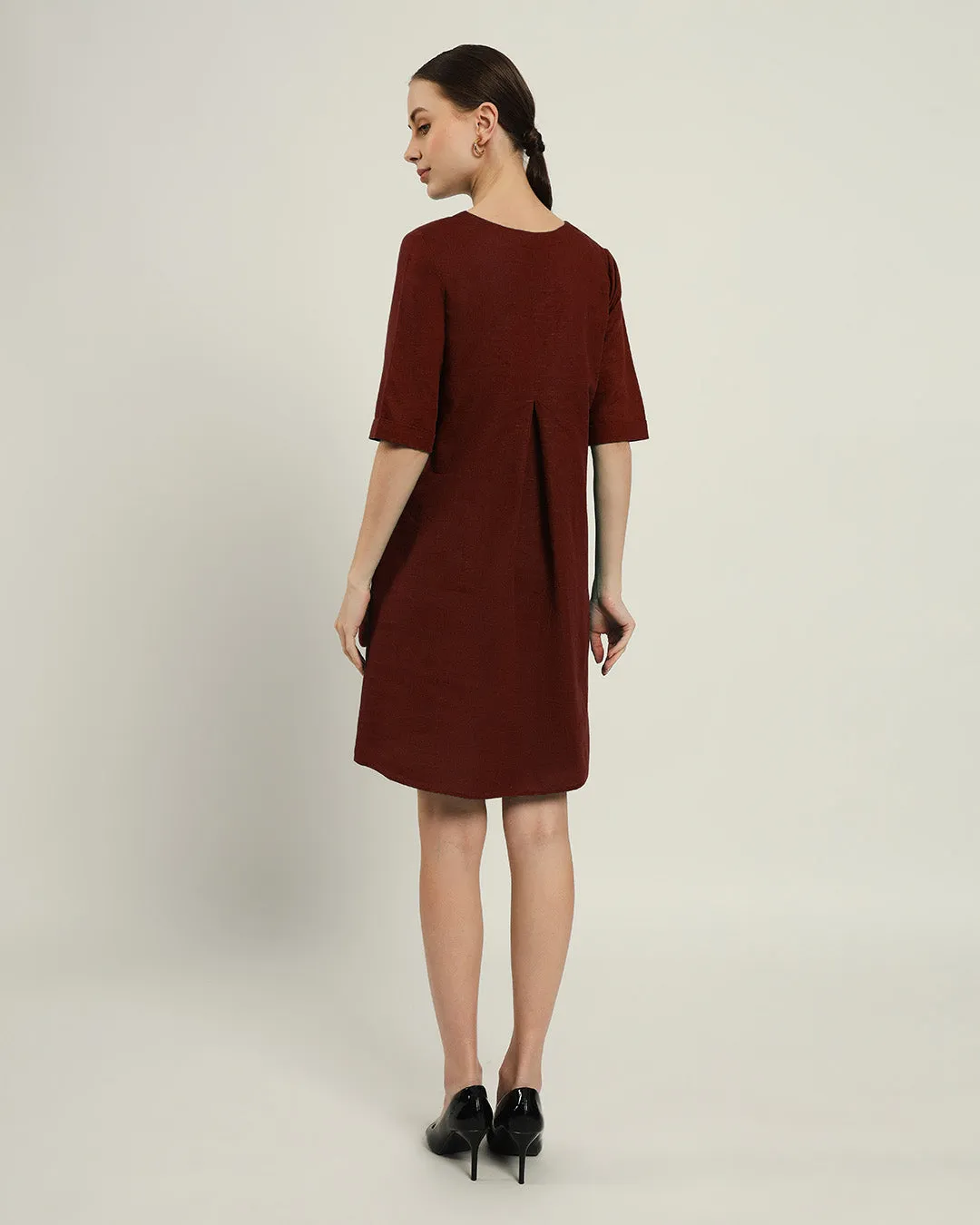 The Giza Rouge Cotton Dress