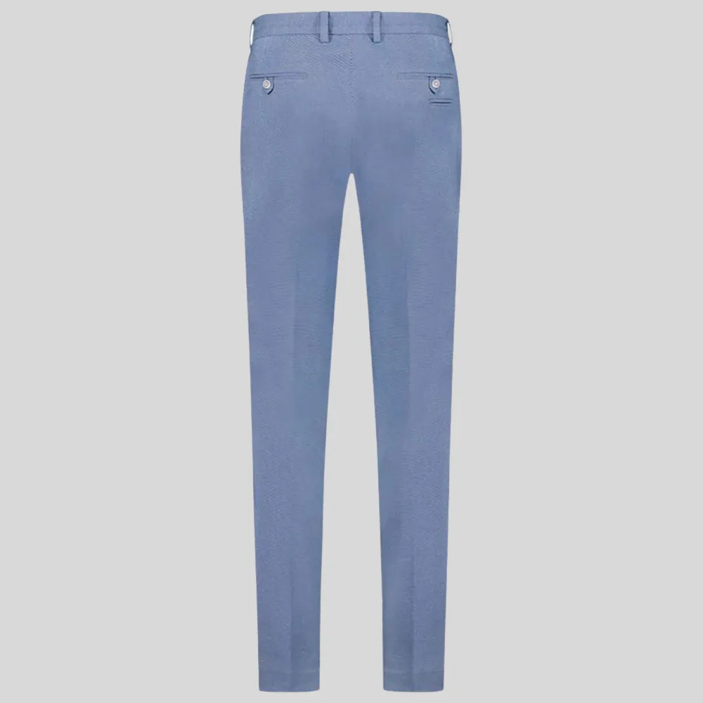 Tiny Dot Drawstring Jersey Pants - Cobalt