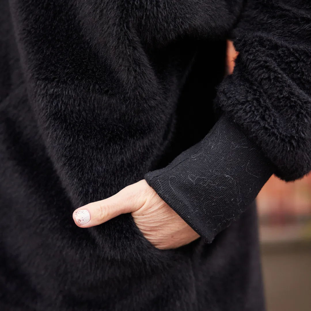 TS Luxe Black Cardigan