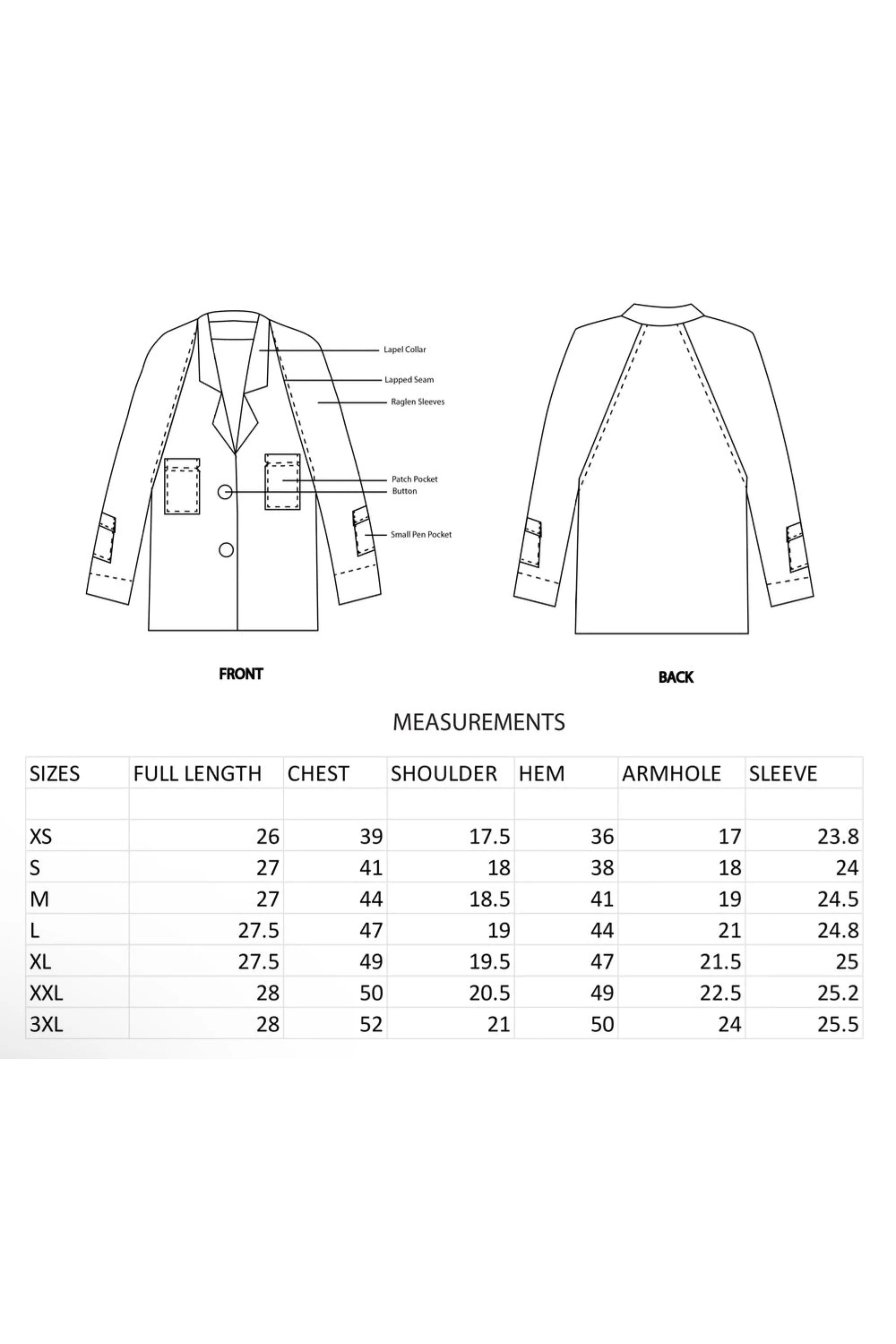 Unisex Blazer Jacket