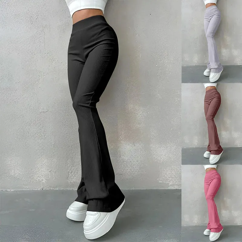 Women High-Waisted Flare Leggings for Casual to Dressy Looks