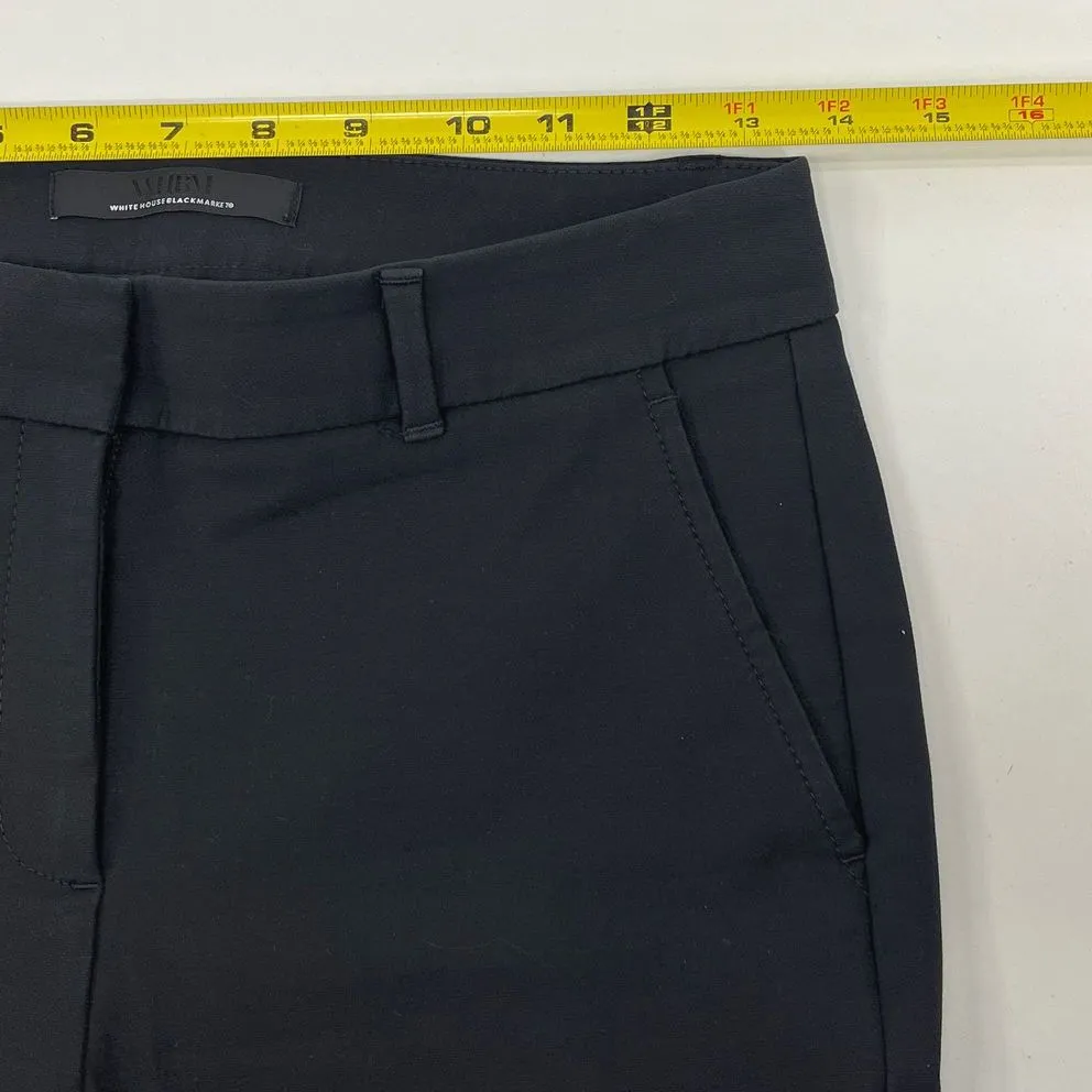 Women's White House Black Market Black Dress Slacks Pants - Size 2