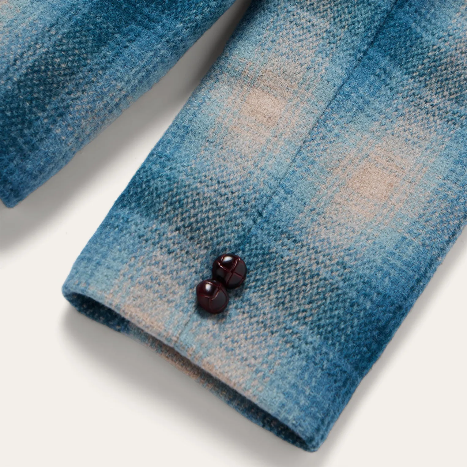 Wool Plaid Western Blazer