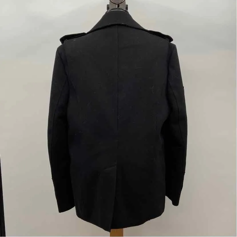 Zadig Et Voltaire Men's Black Solid Coat